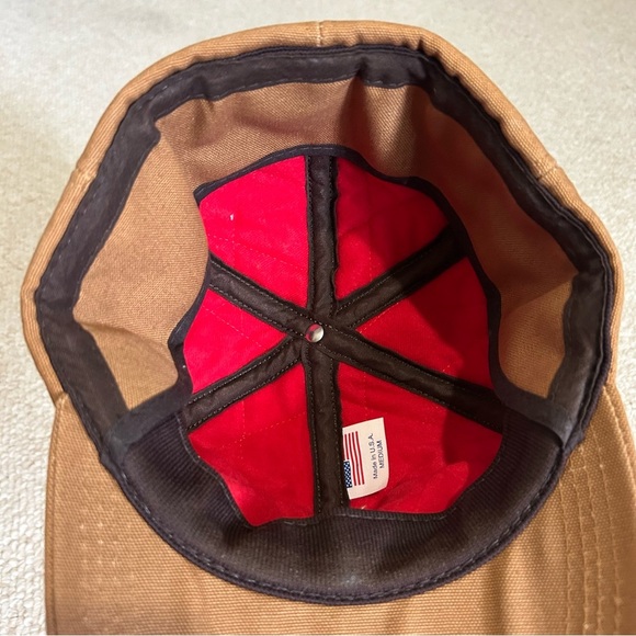 Vintage Carhartt Hat Medium Quilted Insulated Ear Neck Flap Duck Canvas - Picture 6 of 11